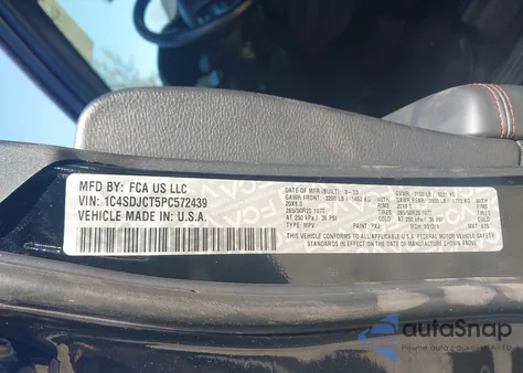 2023 Dodge Durango R/T Plus Awd from USA, damaged, VIN 1C4SDJCT5PC572439